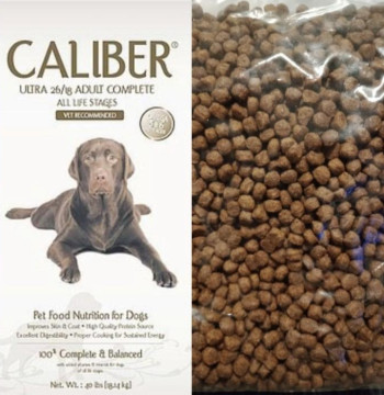Caliber dog food all life stage repack 1 kg  Bamboo Poultry & Petshop